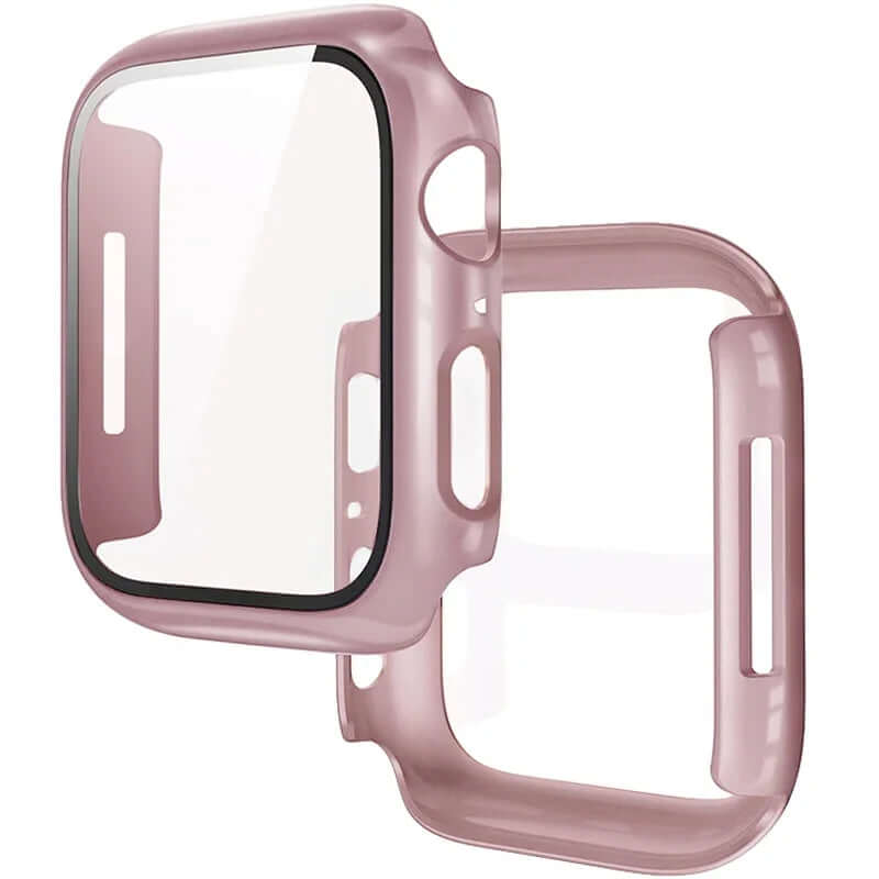 Tempered Glass+Cover for Apple Watch 9 8 7 45Mm 41Mm PC Bumper Screen Protector Case Iwatch Series 7 6 5 4 SE2 44Mm 40Mm 42Mm 38