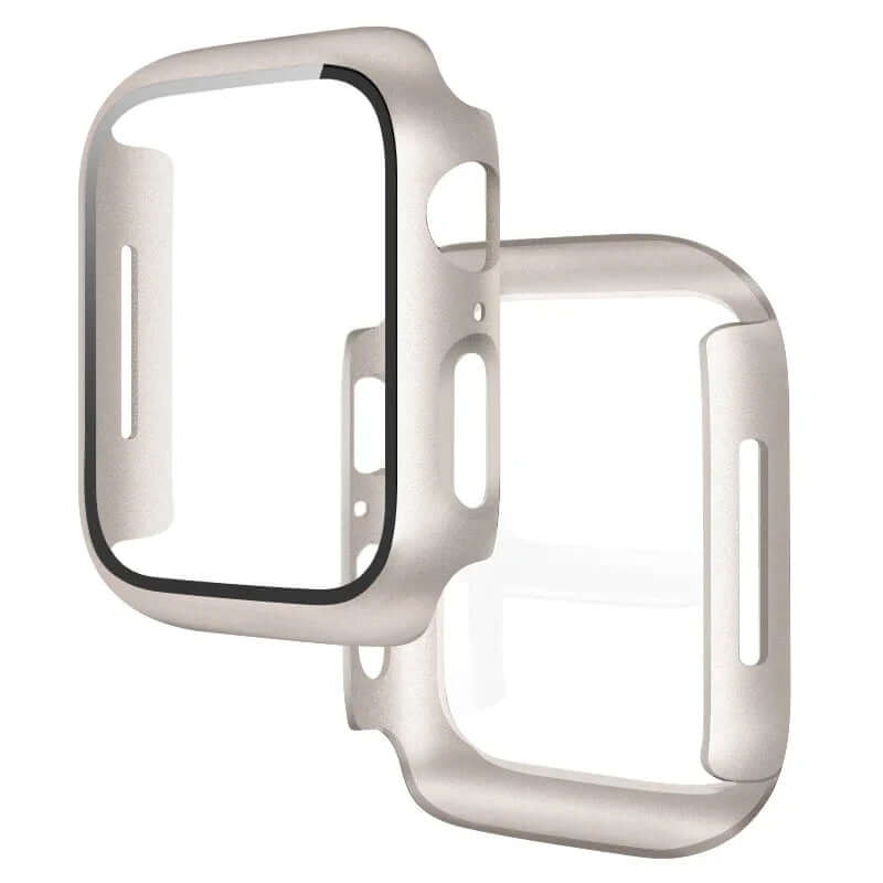 Tempered Glass+Cover for Apple Watch 9 8 7 45Mm 41Mm PC Bumper Screen Protector Case Iwatch Series 7 6 5 4 SE2 44Mm 40Mm 42Mm 38