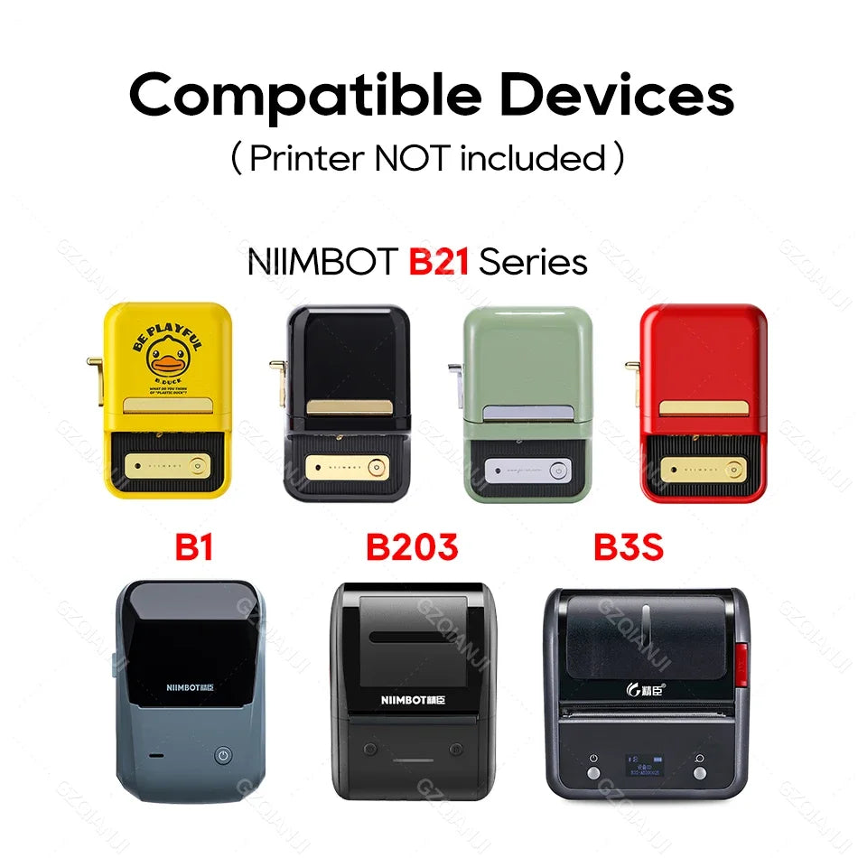 B1 Label Printer New Arrival Portable Thermal Labeller Maker Barcode QR Code Self-Adhesive Sticker Paper Rolls Bluetooth
