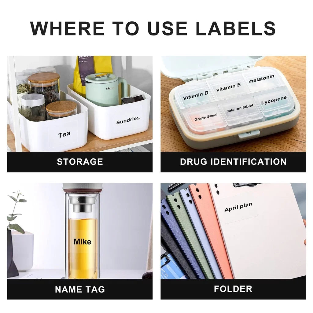B1 Label Printer New Arrival Portable Thermal Labeller Maker Barcode QR Code Self-Adhesive Sticker Paper Rolls Bluetooth