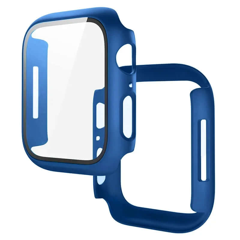 Tempered Glass+Cover for Apple Watch 9 8 7 45Mm 41Mm PC Bumper Screen Protector Case Iwatch Series 7 6 5 4 SE2 44Mm 40Mm 42Mm 38