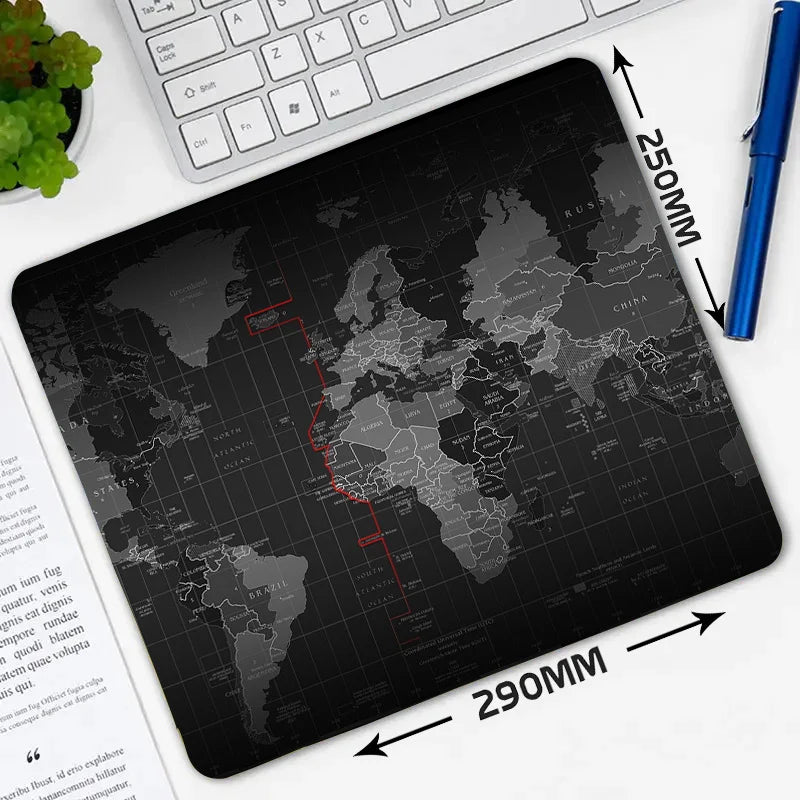 WESAPPA Mouse Pad Large Map Desk Mats XXL Gaming Mousepads Office Table Decor Keyboard Long Padding Notebook Computer Gamer Mat