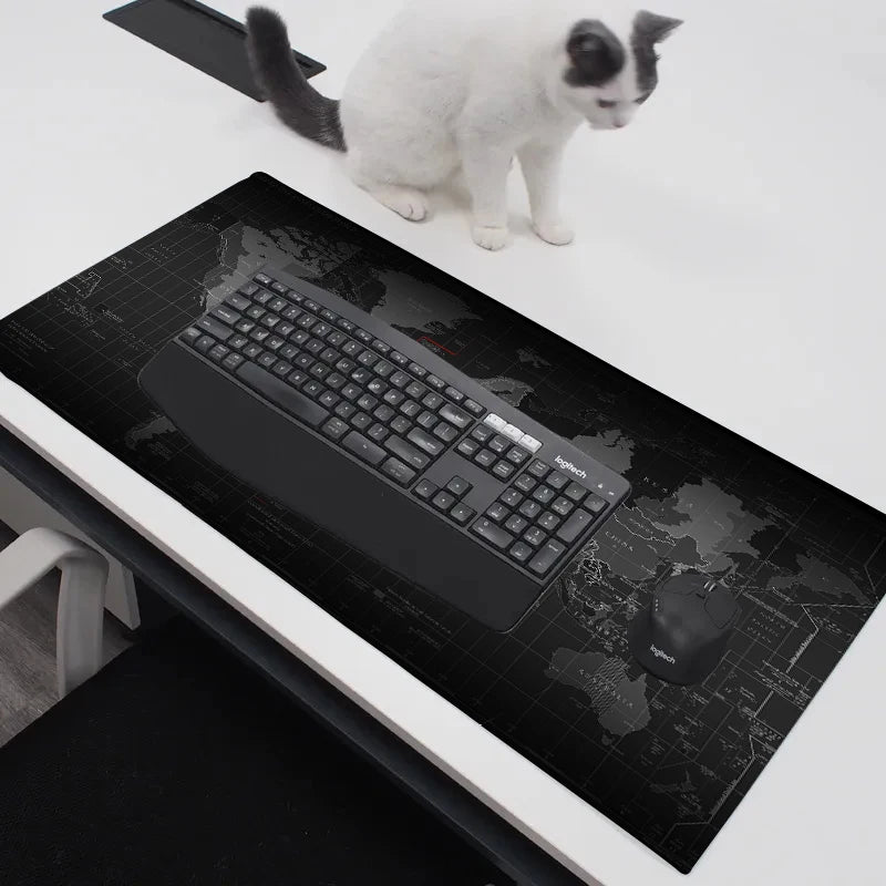 WESAPPA Mouse Pad Large Map Desk Mats XXL Gaming Mousepads Office Table Decor Keyboard Long Padding Notebook Computer Gamer Mat