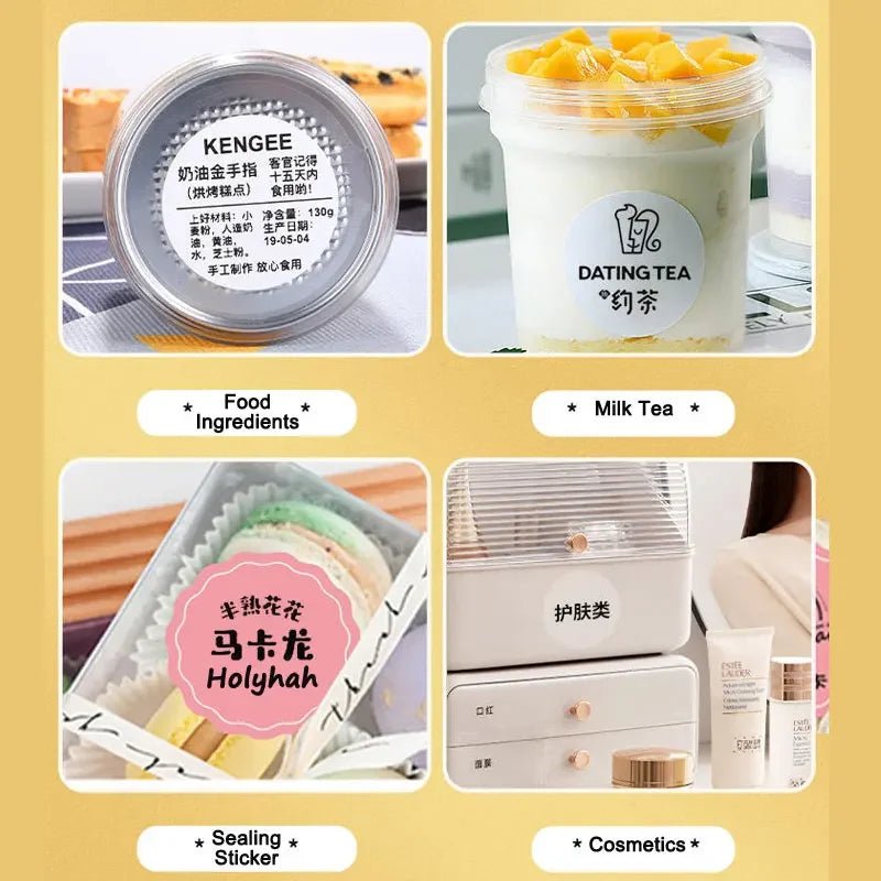 B1 Label Printer New Arrival Portable Thermal Labeller Maker Barcode QR Code Self-Adhesive Sticker Paper Rolls Bluetooth