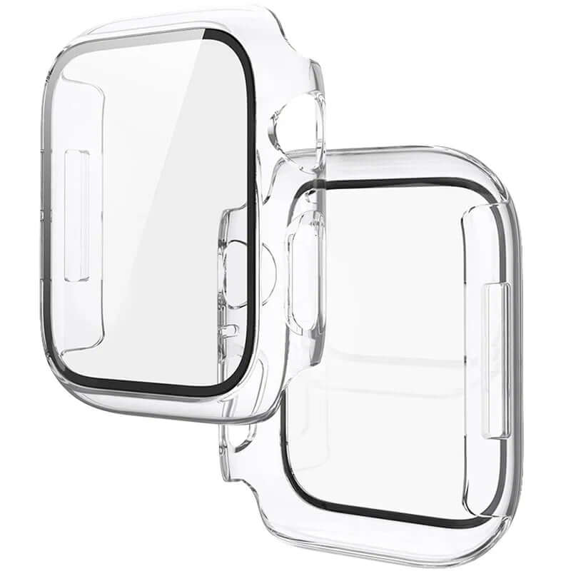 Tempered Glass+Cover for Apple Watch 9 8 7 45Mm 41Mm PC Bumper Screen Protector Case Iwatch Series 7 6 5 4 SE2 44Mm 40Mm 42Mm 38