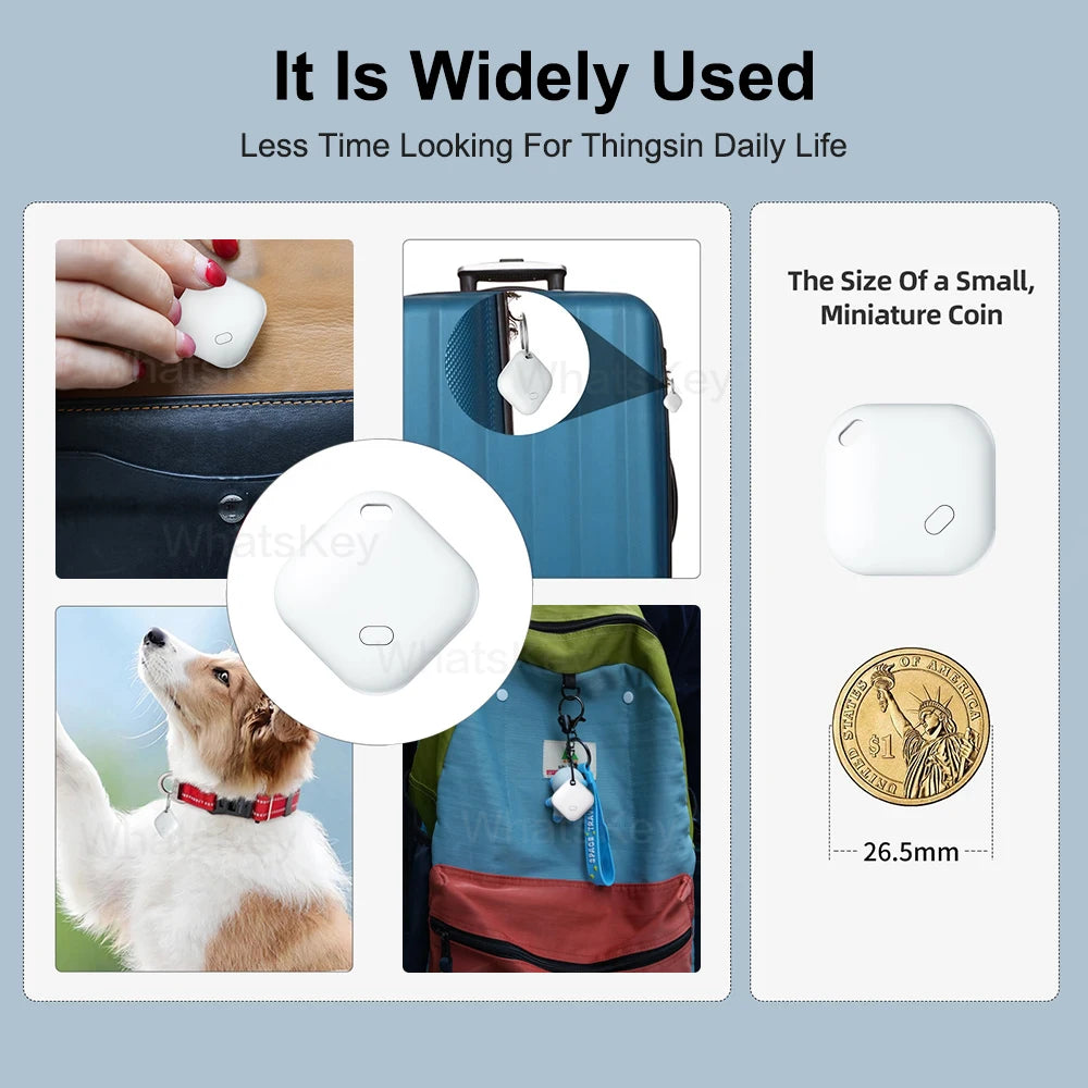 Mini Tracker with Apple Find My GPS Tracking Bluetooth Device Smart Itag Child Finder Pet Car Lost Tracker IOS System Key