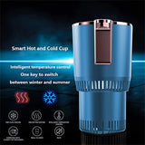 12V Warmer Cooler Smart Cooling & Heating Car Cup 2-In-1 Temperature Display Cup Holder for Water Coffee Beverage for Car