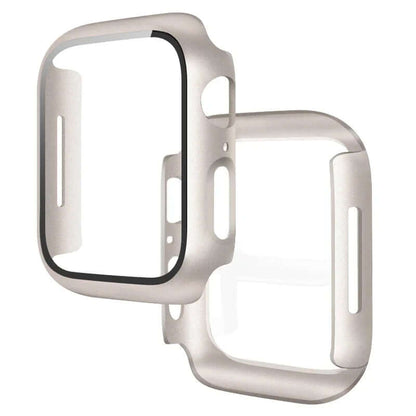 Tempered Glass+Cover for Apple Watch 9 8 7 45Mm 41Mm PC Bumper Screen Protector Case Iwatch Series 7 6 5 4 SE2 44Mm 40Mm 42Mm 38