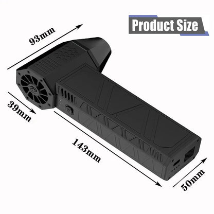 Mini Turbo Jet Fan Electric Air Duster with 1&3 Gear Adjustable Speed 130000RPM 52M/S Car Computer Cleaning Blower Tool Kit