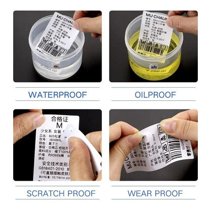 B1 Label Printer New Arrival Portable Thermal Labeller Maker Barcode QR Code Self-Adhesive Sticker Paper Rolls Bluetooth