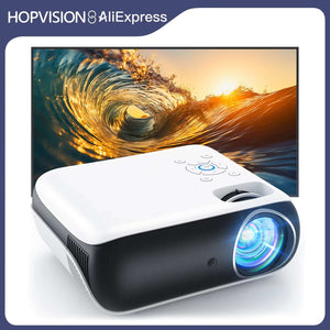 Beamer,Full HD 1080P,Bluetooth,4K-Unterstützung,Tragbar Mini Heimkino-Projektor,Kompatibel Mit Smartphone/Hdmi/Usb/Av
