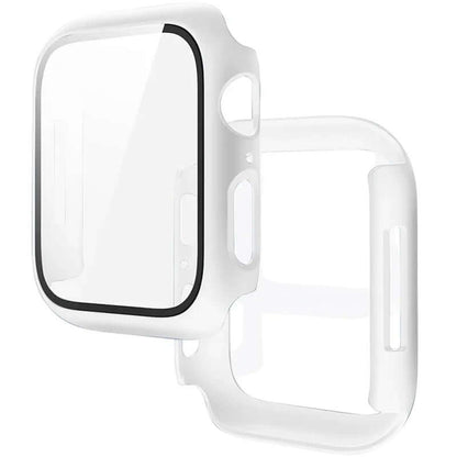 Tempered Glass+Cover for Apple Watch 9 8 7 45Mm 41Mm PC Bumper Screen Protector Case Iwatch Series 7 6 5 4 SE2 44Mm 40Mm 42Mm 38