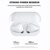 Mini Pro 4 Earphone TWS Wireless Headphones Bluetooth-Compatible 5.0 Waterproof Headset with Mic for Xiaomi Iphone Earbuds