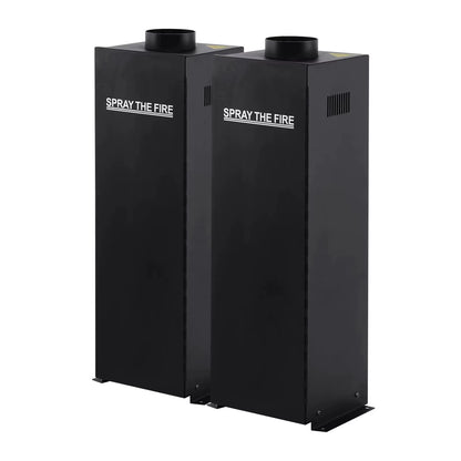 1Pc/2Pcs 200W DMX512 Flame Thrower Effect Fire Spray Stage Machine Party Projector US for Stage Show Christmas Party Wedding