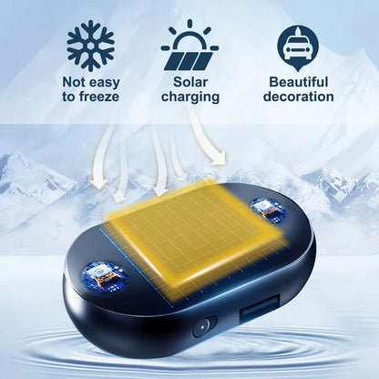 Snow Plow Antifreeze Car Electromagnetic Molecular Defroster Front Rear Windshield Car Snow Removal Instrument Solar Antifreeze