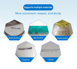 12.7MM Portable Handheld Inkjet Printer Production Date Barcode Label Coding Machine Batch Number QR Permanent Quick Drying